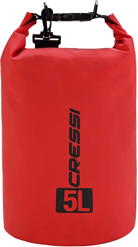 Гермомешок CRESSI с лямкой DRY BAG  красный 5 литров, Cressi фото