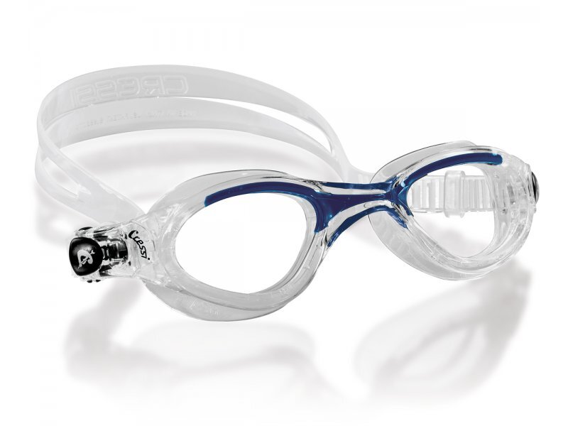 Очки для плавания CressiSub FLASH LADY прозрачные линзы синие фото