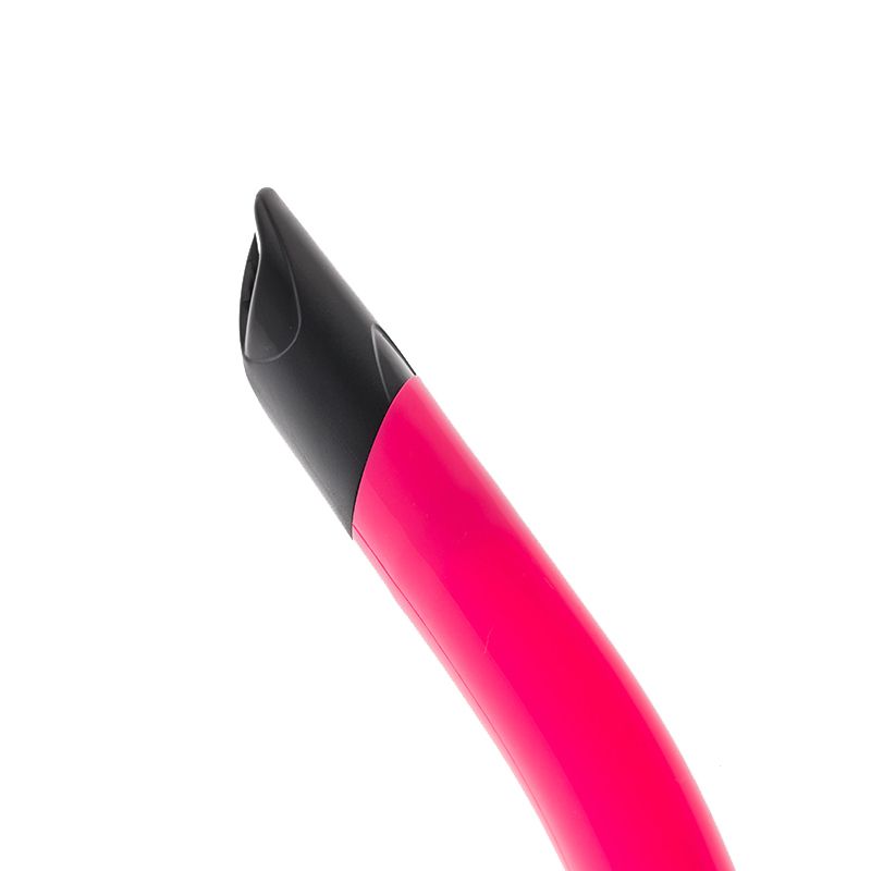 фото Трубка marlin flash (прямая гофра) black/pink