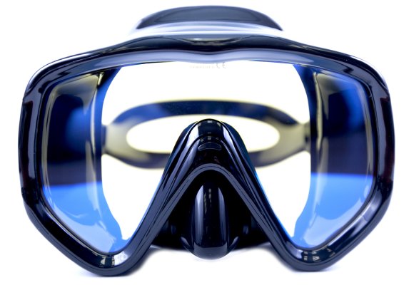 фото Маска подводная sargan окулятор черная (черный силикон) просветленные линзы