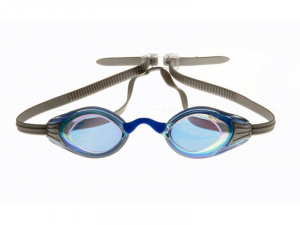Фото очки для плавания saeko s46uv blast mirror синий серый saeko