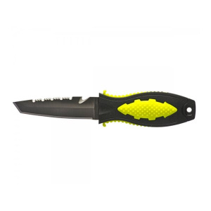 Фото нож sargan барракуда мини, на застежке "фастекс", желтый