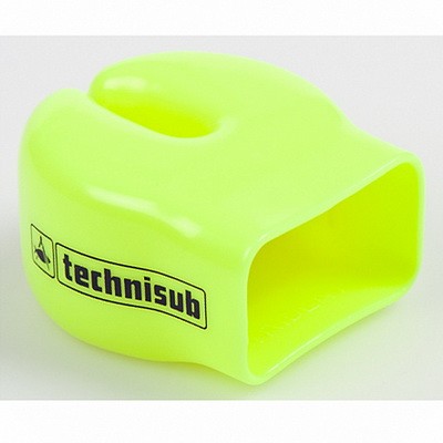 Фото чехол technisub для загубника желтый