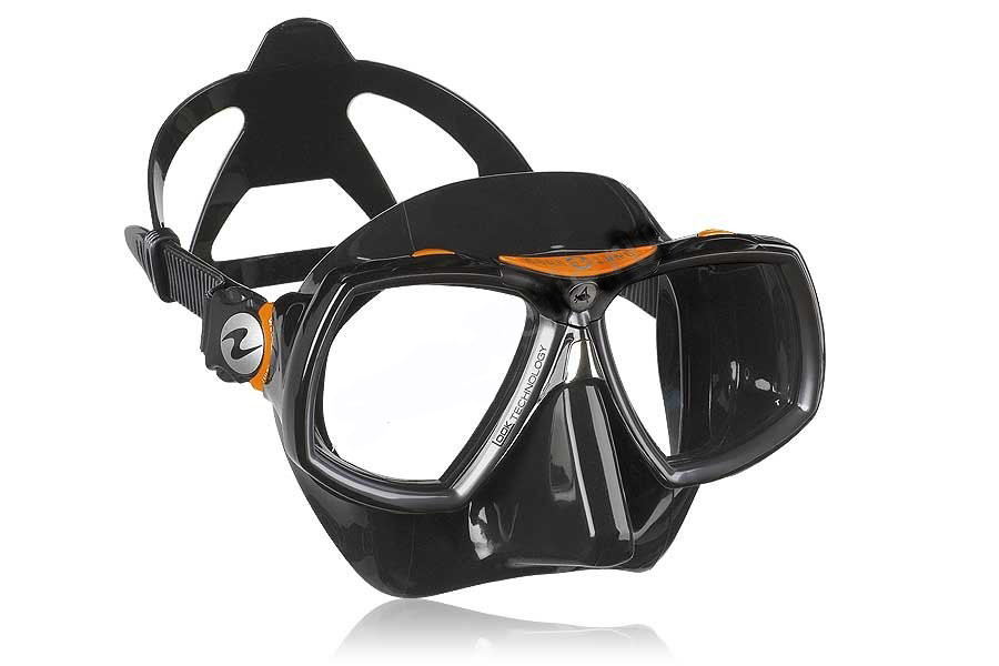фото Маска подводная technisub look-2 (черный силикон) orange