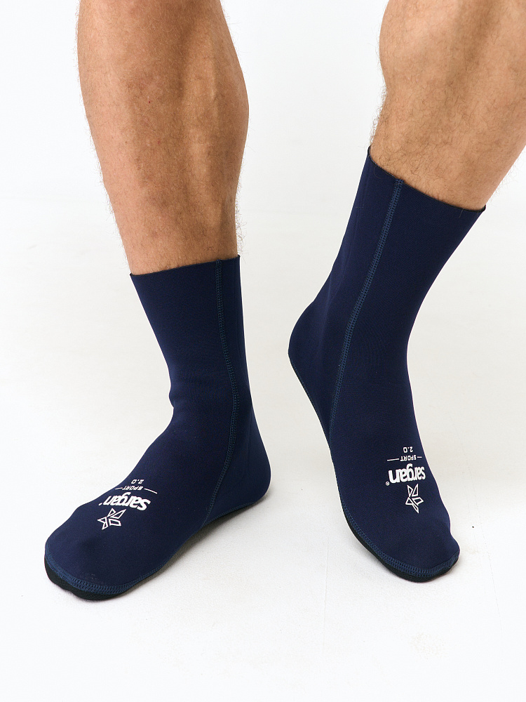 Фото носки неопреновые sargan sport 1030/bl 2мм синие