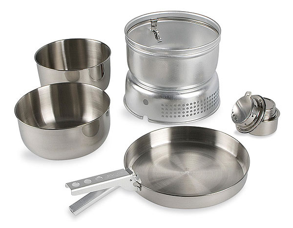Фото набор посуды tatonka multi set + спиртовая горелка  alcohol burner