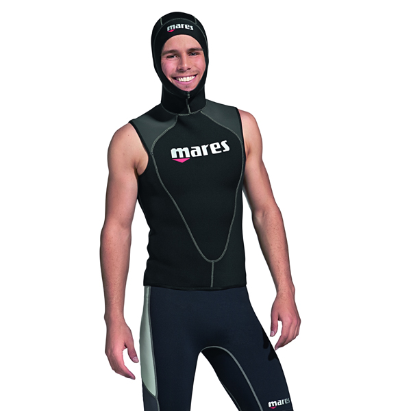 фото Mares flexa 5 мм, утеплитель-жилет со шлемом, гидрокостюм мужской
