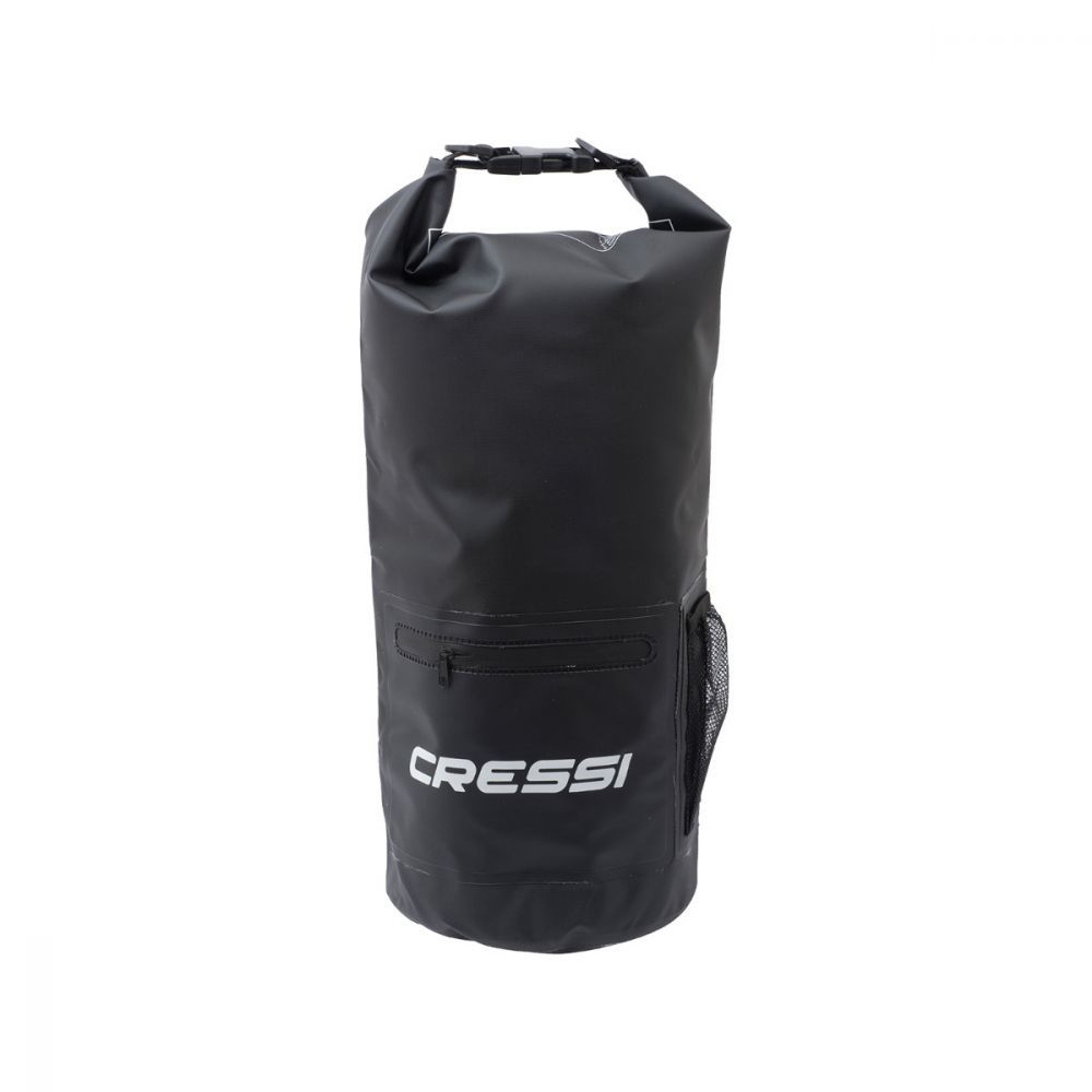 Гермомешок CRESSI с карманом на молнии, DRY BAG, черный 10 литров, Cressi фото