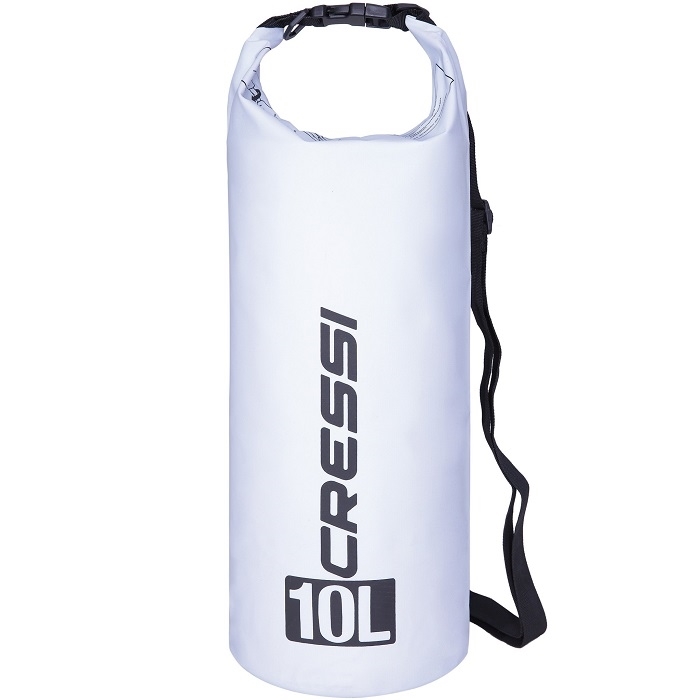 Гермомешок CRESSI с лямкой DRY BAG  белый 10 литров, Cressi фото