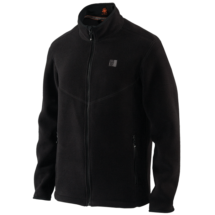 Фото куртка флисовая спортивная теплая сивера отопок черная