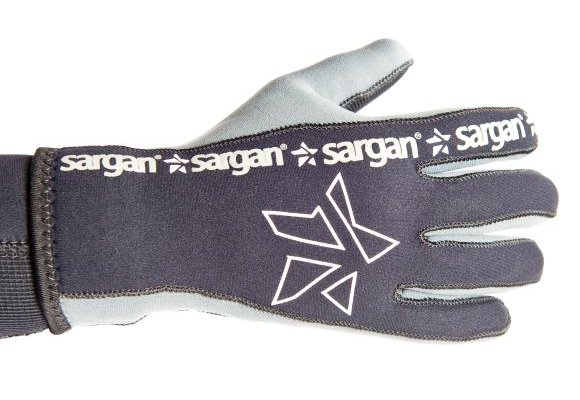 фото Перчатки для подводной охоты неопреновые sargan сарго black 3мм