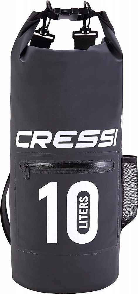 Гермомешок CRESSI с карманом на молнии, DRY BAG, серый 10  литров, Cressi фото