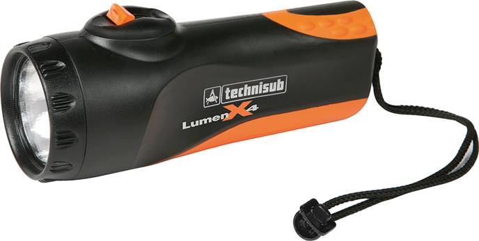 фото Фонарь подводный technisub lumen x4 orange