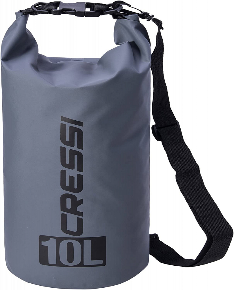 Гермомешок CRESSI с лямкой DRY BAG  серый 10 литров, Cressi фото