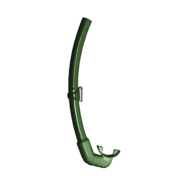 фото Трубка для плавания mares element мягкая - цв.зеленый, заг.зеленый