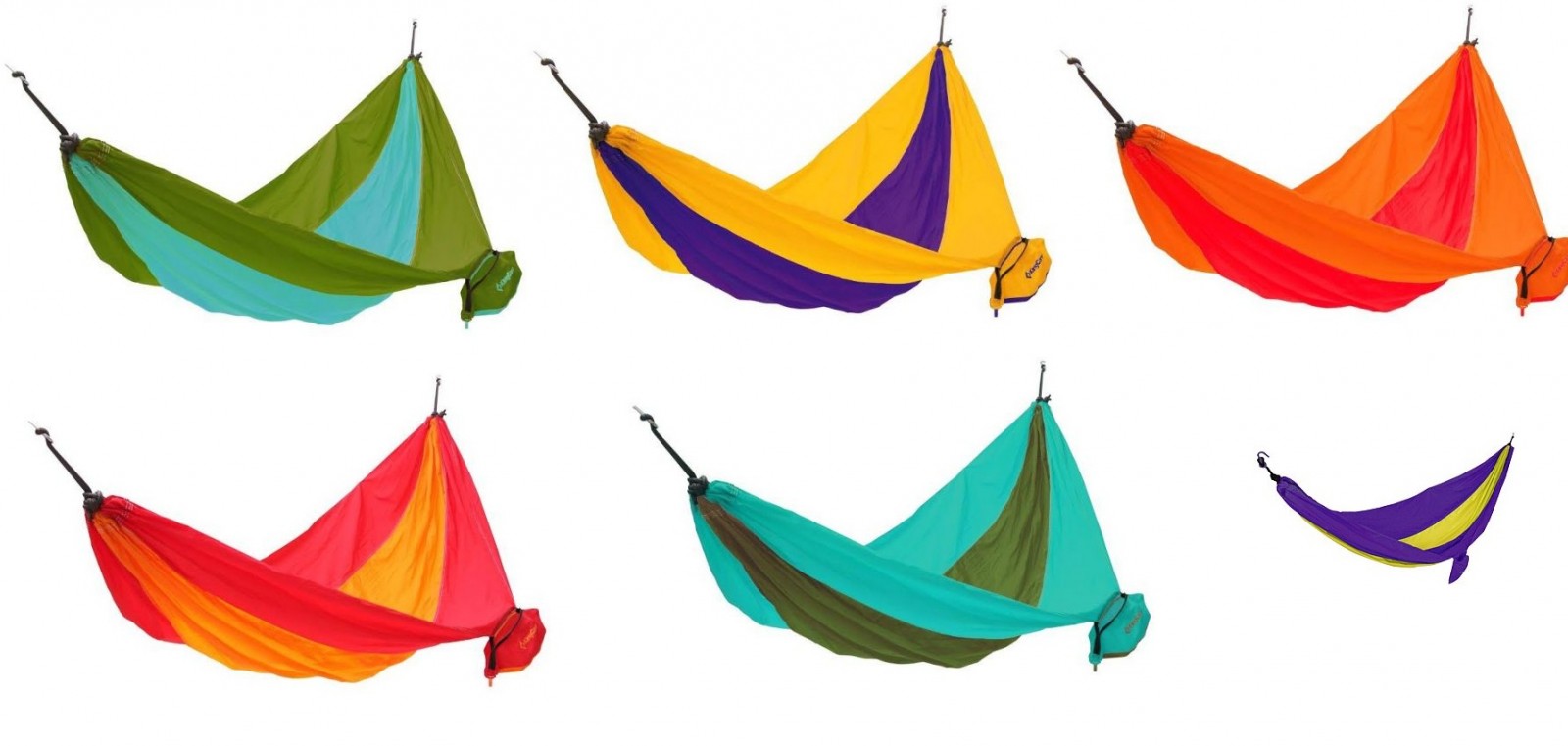 фото Гамак kingcamp parachute hammock фиолетово-желтый