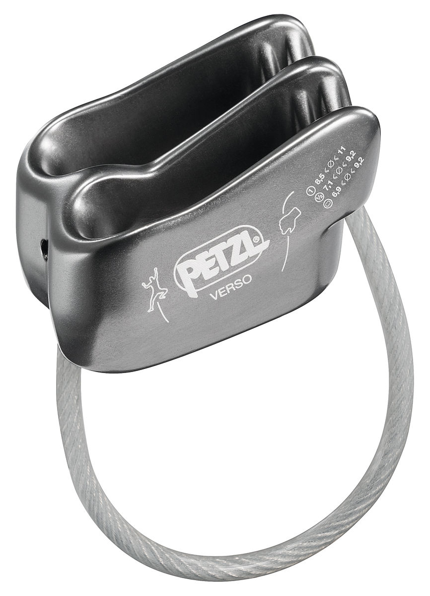 Страховочно-спусковое устройство Petzl VERSO new gray фото