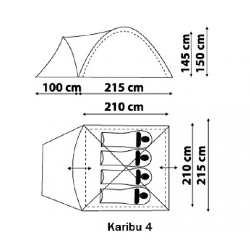 Палатка Канадиан Карибу 3 Купить