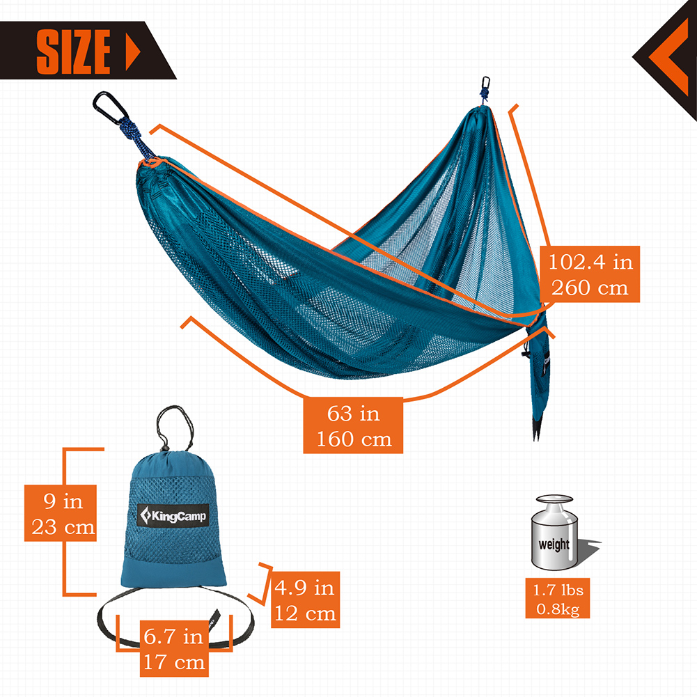 фото Гамак kingcamp cool hammock синий