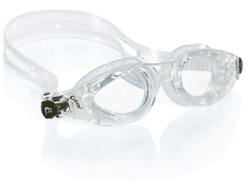 Очки Cressi ROKS детские, прозрачный силикон / прозрачные / линзы прозрачные фото