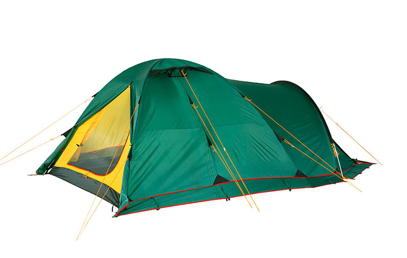Палатка Alexika TOWER (ZAMOK) 4 PLUS FIB green фото