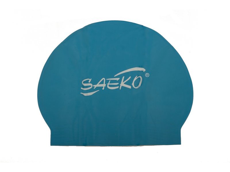 фото Шапочка для плавания c2 opp из латекса синяя saeko saekodive