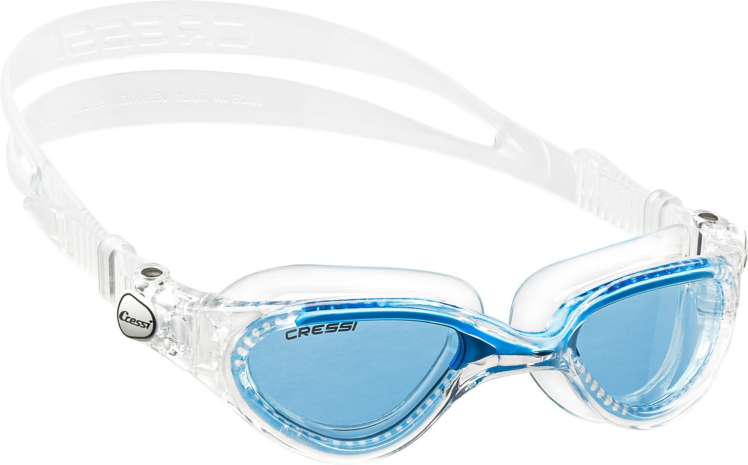 Очки для плавания CressiSub FLASH голубые линзы азур фото