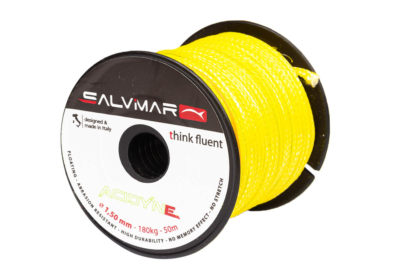 Линь Salvimar ACTIVE DYNEEMA желтый ø 1,5 мм 190 кг. 50 м.