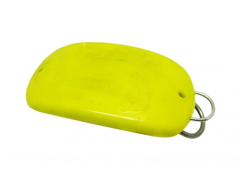 Груз поясной DeepWreck МЫШЬ быстросъемный с пластиковым покрытием желтый 1кг фото