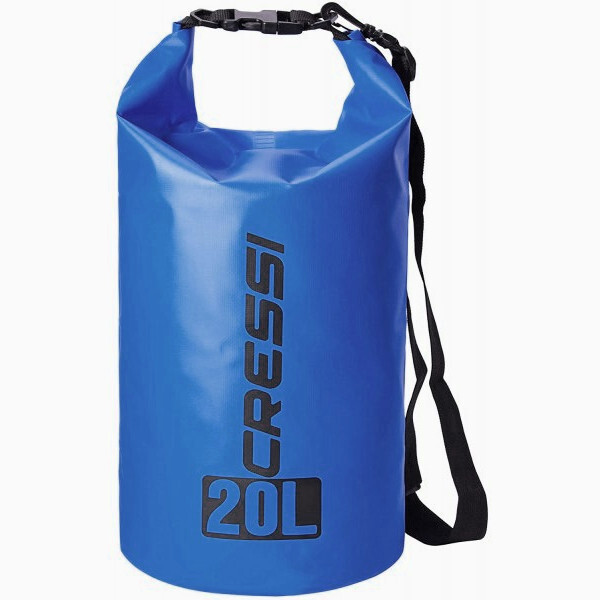 Гермомешок CRESSI с лямкой DRY BAG  синий 20 литров, Cressi фото