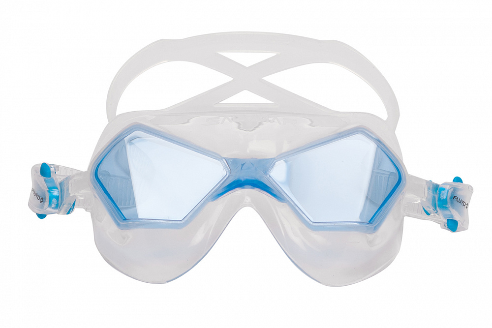 Очки для плавания Salvimar JEKO прозрачный силикон/голубые линзы фото