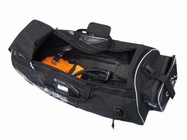 Фото сумка дорожная на колёсах scorpena swim - roller