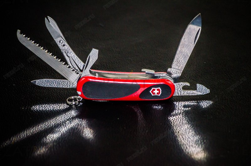 фото Нож victorinox evogrip s17 85 мм красный/черный