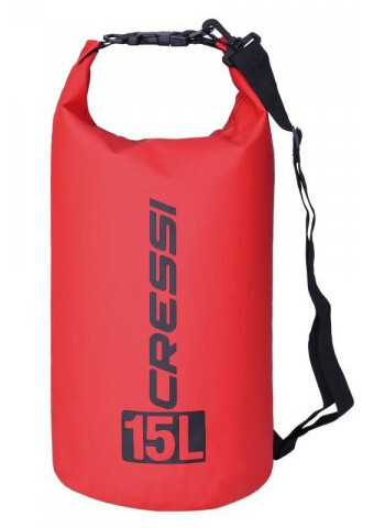 Гермомешок CRESSI с лямкой DRY BAG  красный 15 литров, Cressi фото
