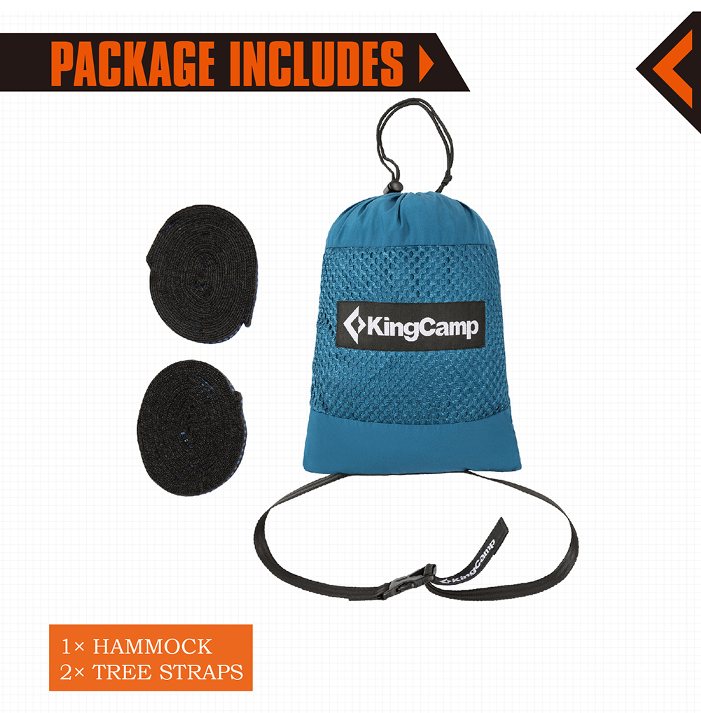 Гамак KingCamp COOL HAMMOCK зеленый - купить в sportmarket.su за 3 970