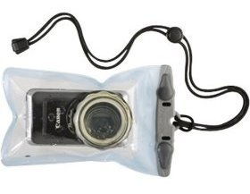 Герметичный Чехол Aquapac 420 Small Camera Case Серо-Голубой, С Окном Для Объектива