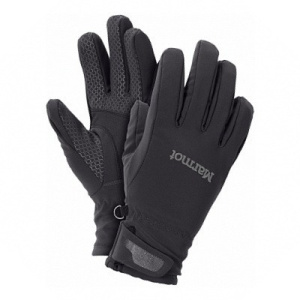 Фото перчатки marmot wm's glide softshell glove black