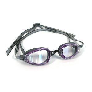 Фото очки для плавания aquasphere k180+ lady прозрачные линзы purple/gray