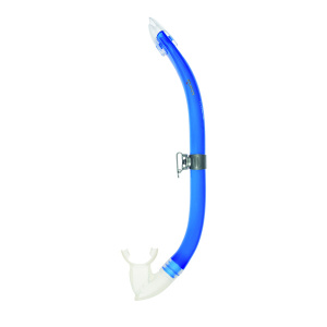 Фото трубка для плавания mares hydrex j - цв.серый, заг.прозрачный