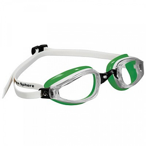 Очки для плавания AquaSphere K180 зеркальные линзы white/green фото