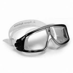 Фото очки для плавания aquasphere seal 2 прозрачные линзы black/silver