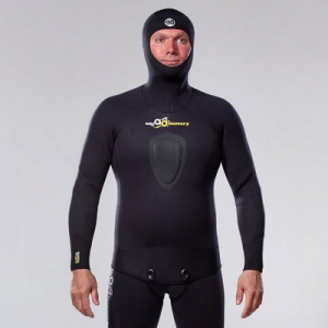 Фото куртка от гидрокостюма для подводной охоты aquadiscovery воевода 9 мм
