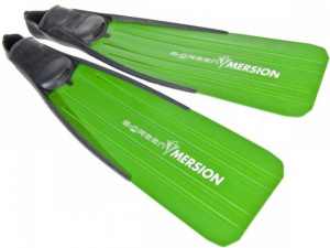 Фото ласты  imersion e:green для подводной охоты зеленые с закрытой пяткой