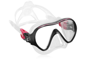 Фото маска подводная technisub linea (прозрачный силикон) pink