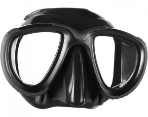 Фото маска подводная mares tana black (черный силикон)