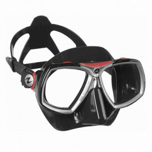 Фото маска подводная technisub look-2 (черный силикон) red