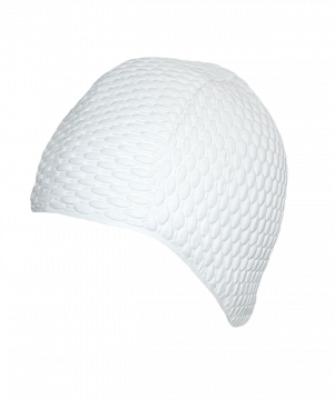 Фото шапочка для плавания fashy babble cap 3115-10, резина, белый
