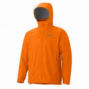 Фото ветровка мужская непромокаемая мембранная marmot precip jacket flash orange