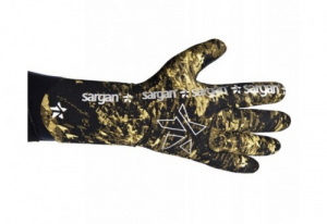 Фото перчатки для подводной охоты неопреновые sargan калан камо rd2.0  4.5мм
