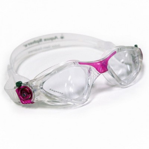 Фото очки для плавания aquasphere kayenne lady прозрачные линзы clear/fuchsia